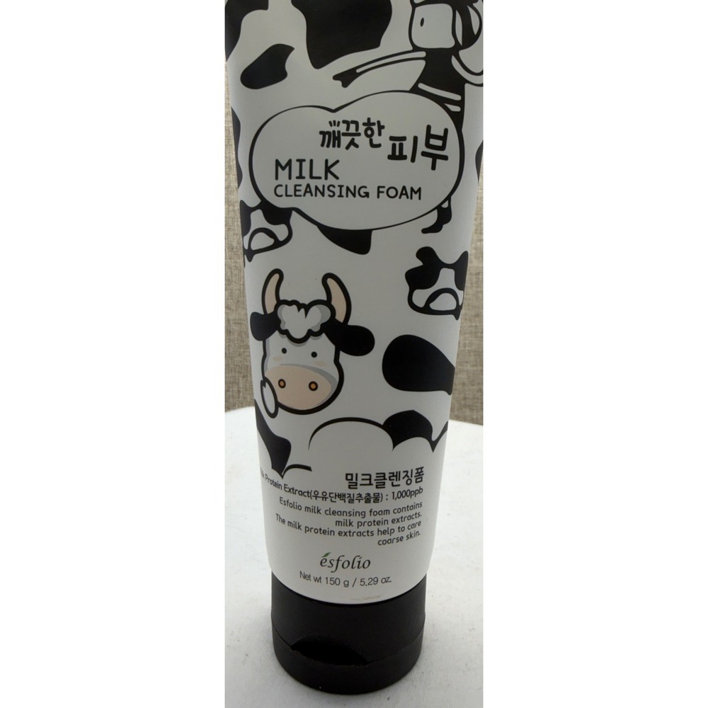 Esfolio Milk Cleansing Foam 150g Korean Skincare Moisturizing Face Wash New